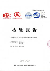 国家B1级检验报告